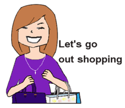 Women type sticker #9956691