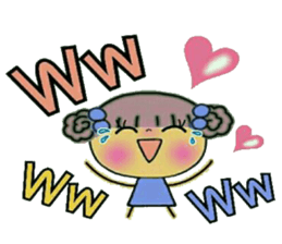 Very convenient! Sticker of girls sticker #9957065