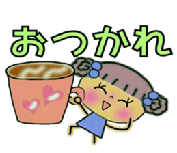 Very convenient! Sticker of girls sticker #9957080