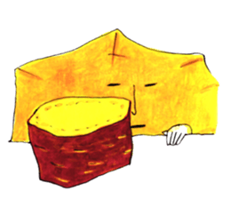 Mr. Daigakuimo - apron - sticker #9957618