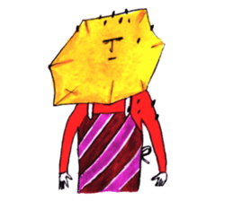 Mr. Daigakuimo - apron - sticker #9957634