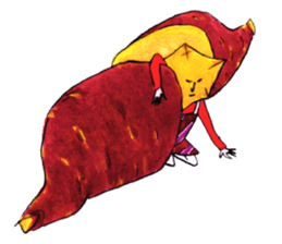 Mr. Daigakuimo - apron - sticker #9957637