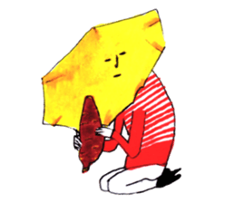 Mr. Daigakuimo - apron - sticker #9957645