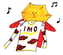 Mr. Daigakuimo - apron - sticker #9957649