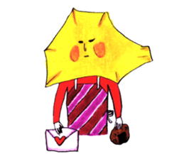 Mr. Daigakuimo - apron - sticker #9957653