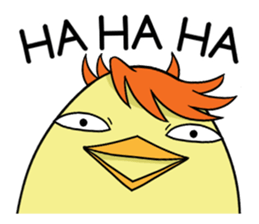 Twink chick  An expression is various. sticker #9957998