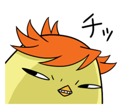 Twink chick  An expression is various. sticker #9958010