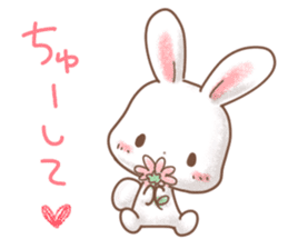 Rabbit & Bear's loves ticker.Rabbit ver. sticker #9958136
