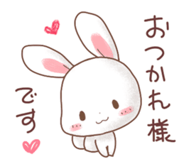 Rabbit & Bear's loves ticker.Rabbit ver. sticker #9958160