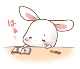 Rabbit & Bear's loves ticker.Rabbit ver. sticker #9958164