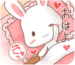 Rabbit & Bear's loves ticker.Rabbit ver. sticker #9958174