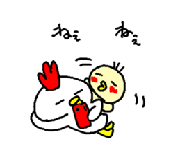 acockandachick sticker #9958337