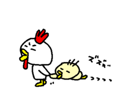 acockandachick sticker #9958340