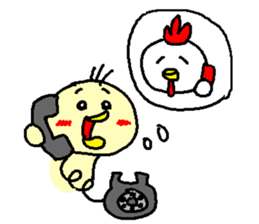 acockandachick sticker #9958341