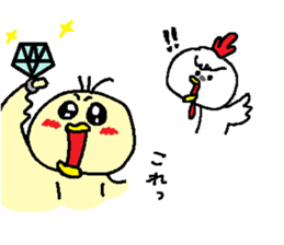 acockandachick sticker #9958349