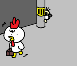 acockandachick sticker #9958353