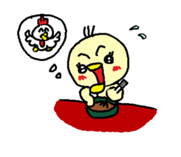 acockandachick sticker #9958361