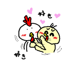 acockandachick sticker #9958362