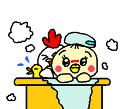 acockandachick sticker #9958363