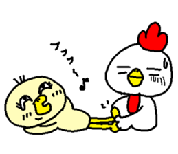 acockandachick sticker #9958371