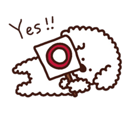 Toypoodle loafs around at home 2 sticker #9958456