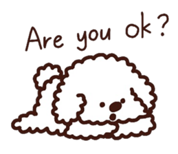 Toypoodle loafs around at home 2 sticker #9958458