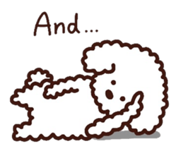 Toypoodle loafs around at home 2 sticker #9958462