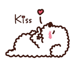 Toypoodle loafs around at home 2 sticker #9958465