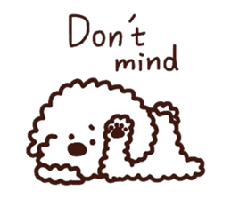 Toypoodle loafs around at home 2 sticker #9958469