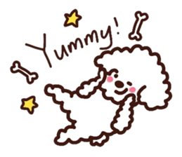 Toypoodle loafs around at home 2 sticker #9958471