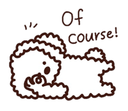 Toypoodle loafs around at home 2 sticker #9958472