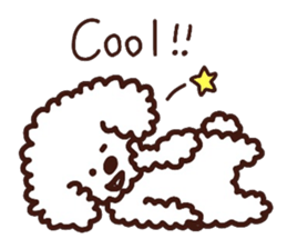 Toypoodle loafs around at home 2 sticker #9958479