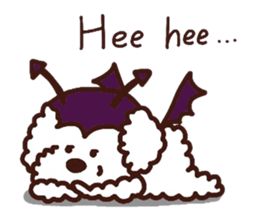 Toypoodle loafs around at home 2 sticker #9958482