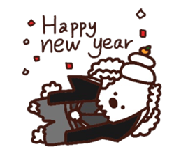 Toypoodle loafs around at home 2 sticker #9958495