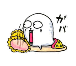 words of spotted seals sticker #9958525