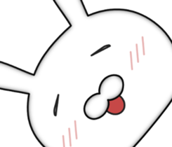 Zoom of the rabbit sticker #9958905