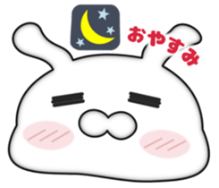 Zoom of the rabbit sticker #9958909