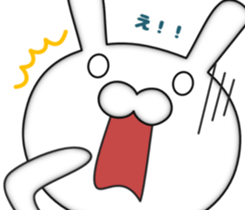 Zoom of the rabbit sticker #9958915