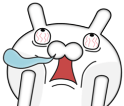 Zoom of the rabbit sticker #9958918