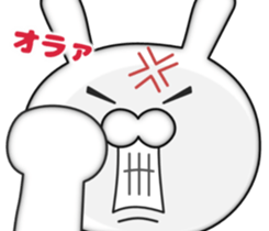 Zoom of the rabbit sticker #9958925