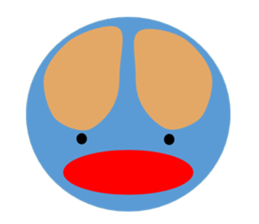 And emotion and facial expression sticker #9959485