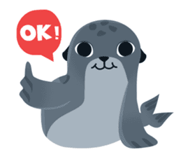 Seal - Funny Cartoon Set sticker #9959537