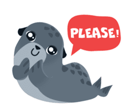Seal - Funny Cartoon Set sticker #9959546