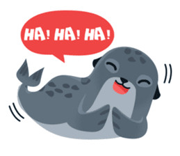 Seal - Funny Cartoon Set sticker #9959547