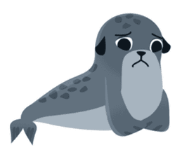 Seal - Funny Cartoon Set sticker #9959549