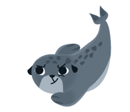 Seal - Funny Cartoon Set sticker #9959555