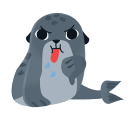 Seal - Funny Cartoon Set sticker #9959559