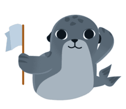 Seal - Funny Cartoon Set sticker #9959563