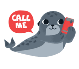 Seal - Funny Cartoon Set sticker #9959568