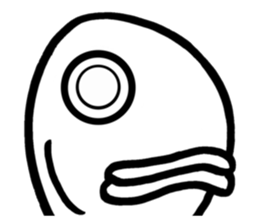 Head of sea bream 1 sticker #9959857